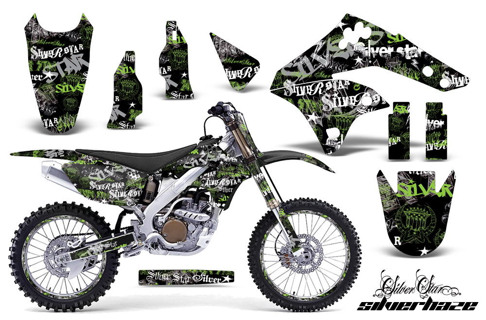 Kawasaki KX250F 06-08 Graphics Kit SSSH GB NPs